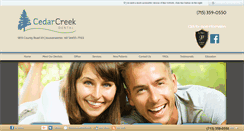 Desktop Screenshot of cedarcreekdentalwi.com